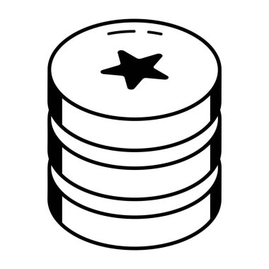 veritabanı simgesi çizimi