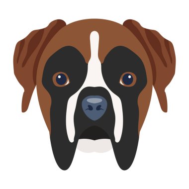 Köpek kafası ikonu. dachshund köpek vektör simgesinin çizgi filmi