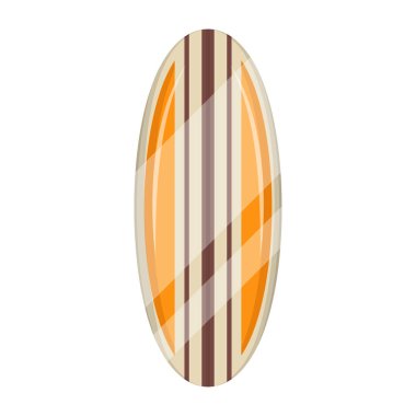 Sörf tahtası simgesi. Plaj sörf vektör simgesinin izometriği