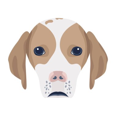 şirin köpek vektör illüstrasyonu