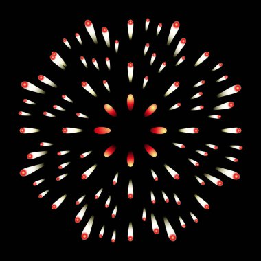 Havai fişeklerle soyut arkaplan 