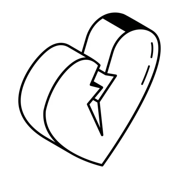 Cuore Amore Simbolo Vettore Illustrazione Design — Vettoriale Stock
