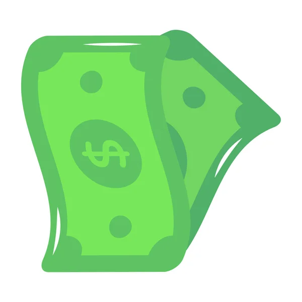 Pieniądze Ikona Web Prosta Ilustracja — Wektor stockowy