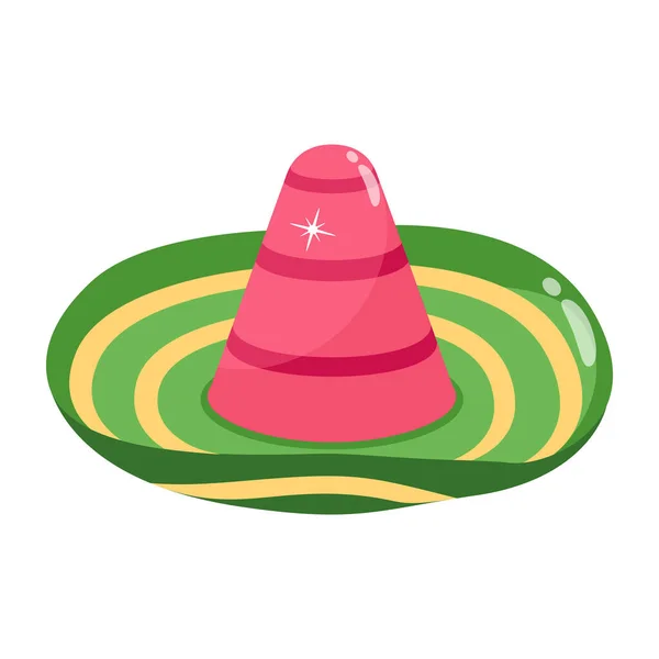 Mexican Hat Vector Illustration Graphic Design — 스톡 벡터