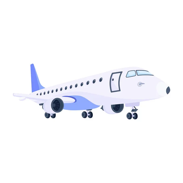 Icono Del Avión Ilustración Vectorial — Vector de stock