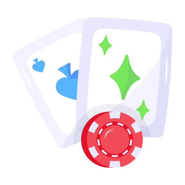 Casino Pictogram Vector Illustratie — Stockvector