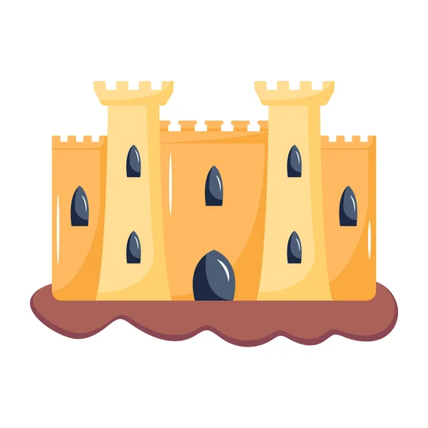 Schloss Vektor Illustration Design — Stockvektor