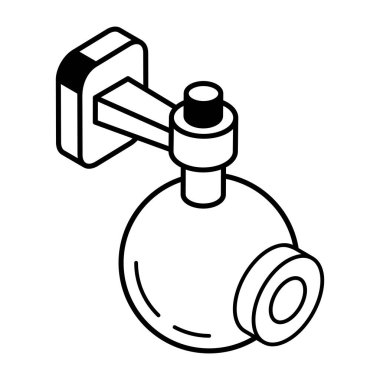 CCTV kamera simgesi beyaz üzerine 