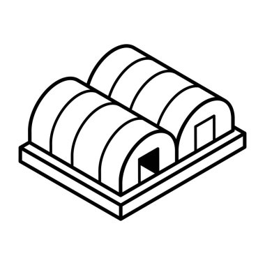 Vektör illüstrasyon deposu, vektör illüstrasyonu basit tasarım 