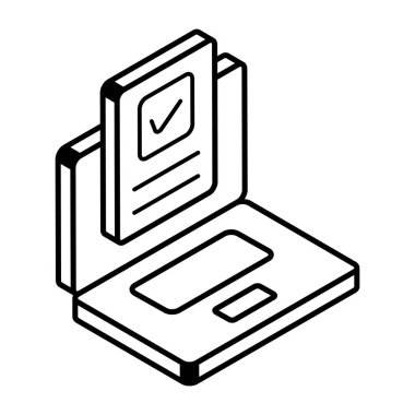 bilgisayar simgesi vektör illüstrasyonu