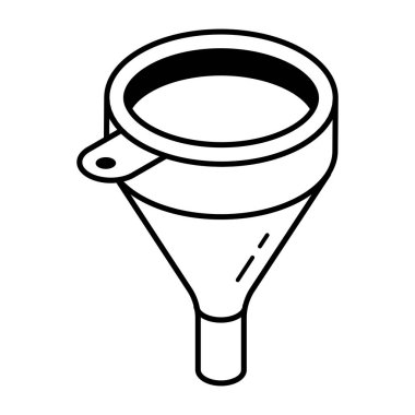 Su arıtma ikonu. Web için özet çizimi