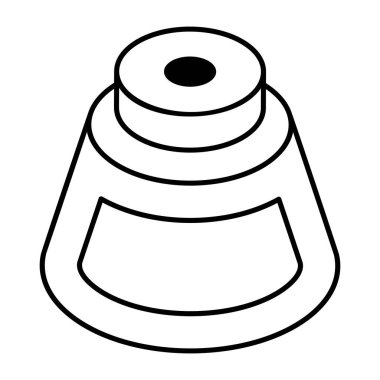 Su şişesi ikonu. Web için parfüm kavanozu vektör simgelerinin özet çizimi