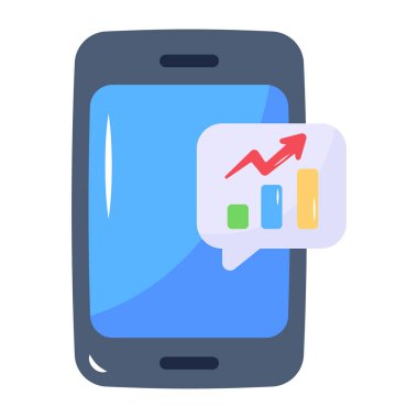 Cep telefonu. Web simgesi vektör illüstrasyonu