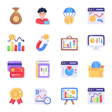 Web sitesi, mobil ve uygulamalar için iş düzeyi simgeleri ayarlandı.