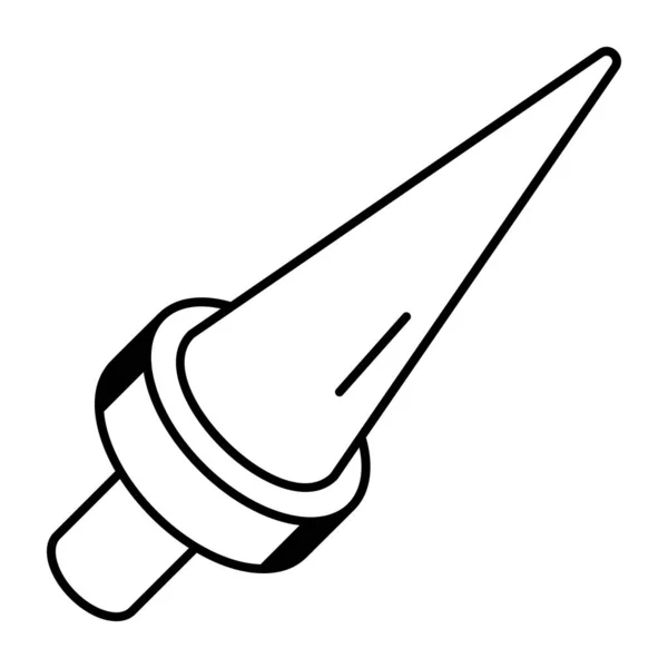 Проста Векторна Ілюстрація Значка Ракети — стоковий вектор