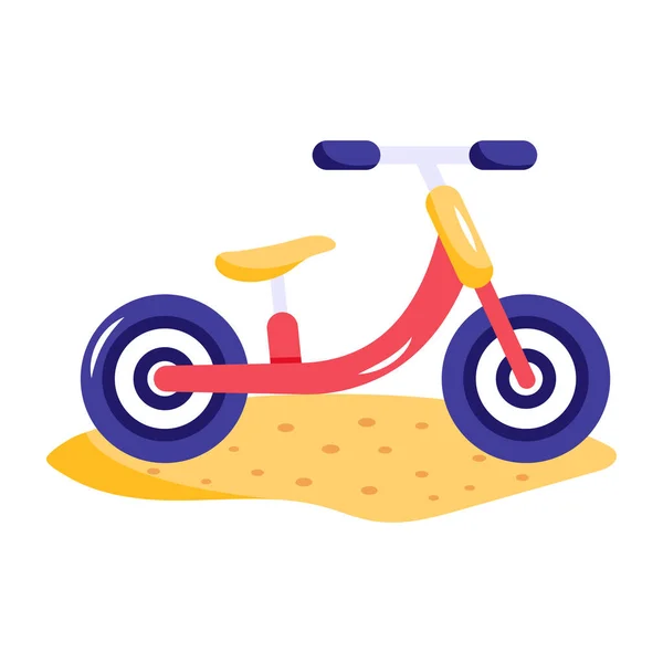 Vector Illustratie Van Een Fiets Icoon — Stockvector