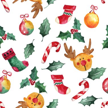 Noel arkaplanı suluboya, Noel pürüzsüz