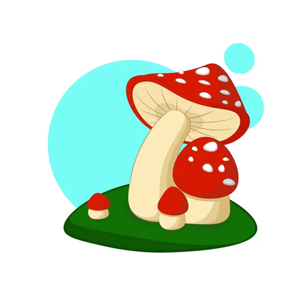 Mushrooms cartoon Vector Art Stock Images | Depositphotos