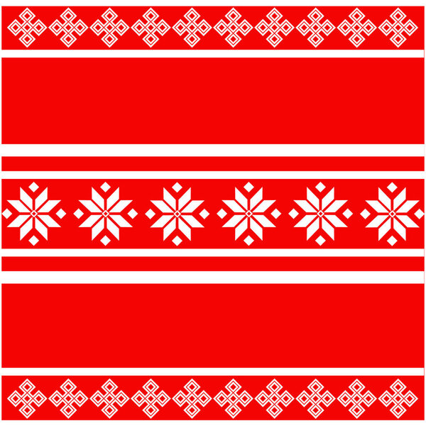 Belarusian ethnic ornament, seamless pattern. Vector illustration. Slavic traditional ornament pattern. Fire and purity