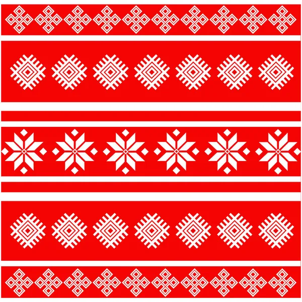 Belarus etnik süsü, kusursuz desen. Vektör çizimi. Slav geleneksel süs deseni. Ateş saflığı gençliği