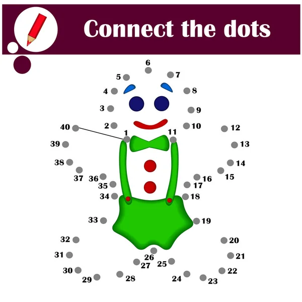 Çocuklar için eğitici bir oyun. Bağlantı noktaları. Noktadan noktaya. Zencefilli ekmeği çiz adamım.