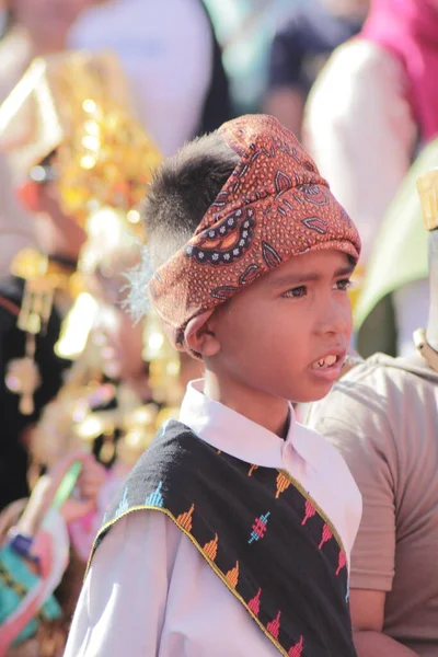 Labuan Bajo Indonesia Agustus 2019 Parade Kemerdekaan Yang Dihadiri Oleh — Stok Foto