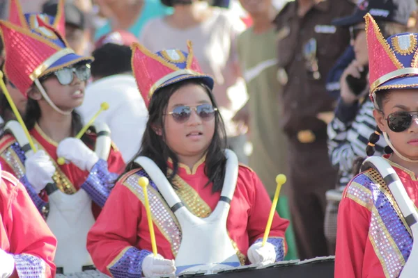 Labuan Bajo Indonesia Agustus 2019 Parade Kemerdekaan Yang Dihadiri Oleh — Stok Foto