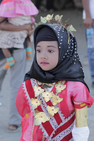 Labuan Bajo Indonesia Agustus 2019 Parade Kemerdekaan Yang Dihadiri Oleh — Stok Foto