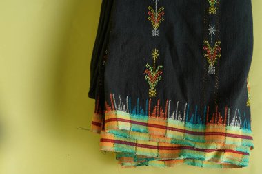 Manggarai, Doğu Nusa Tenggara, Endonezya 'nın en güzel kumaşlarından örülmüş..