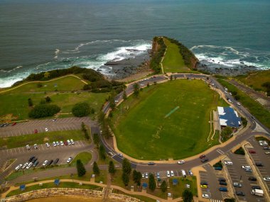 Terrigal Oval ve Drone 'dan Skillian görünümü