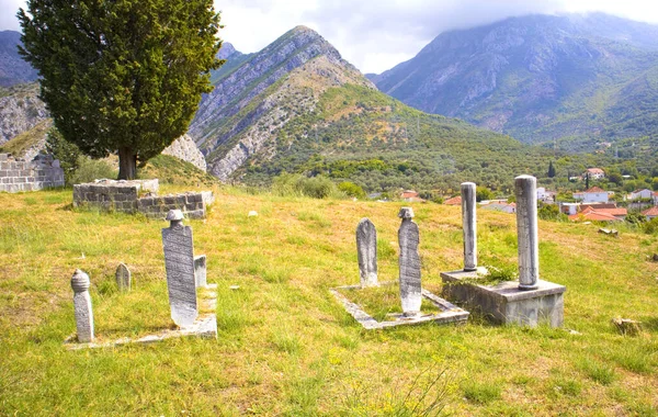 Древнее Оттоманское Кладбище Старом Бар Черногория — стоковое фото