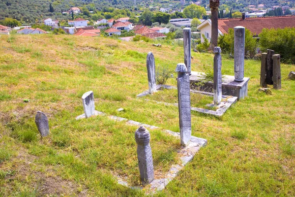 Древнее Оттоманское Кладбище Старом Бар Черногория — стоковое фото