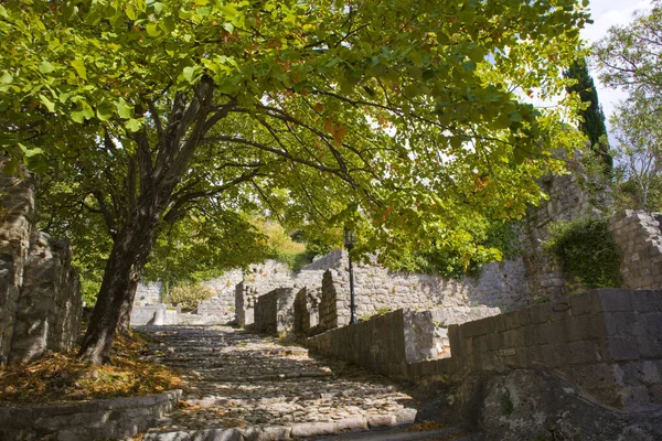 Ruínas Castelo Antigo Old Bar Montenegro — Fotografia de Stock