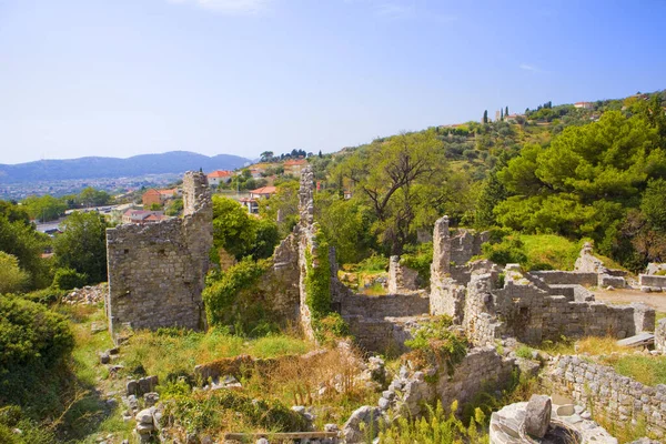 Ruins Old Castle Old Bar Montenegro — Stock Photo, Image