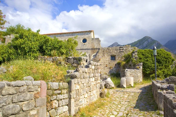 Ruinas Del Castillo Viejo Old Bar Montenegro — Foto de Stock