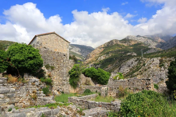 Ruinas Del Castillo Viejo Old Bar Montenegro — Foto de Stock