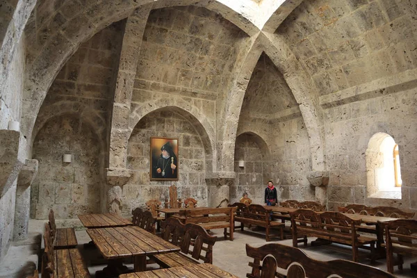 Интерьер Церкви Агарцинского Монастыря Агарцине Армения — стоковое фото