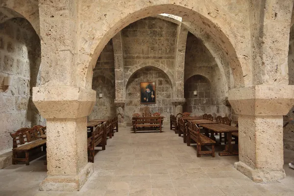 Внутрішня Частина Церкви Хагарцинського Монастиря Хагарцині Вірменія — стокове фото