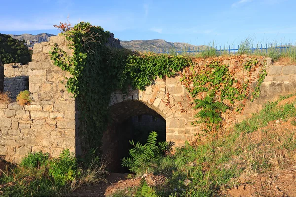 Fortaleza Medieval Mugren Budva Montenegro — Foto de Stock