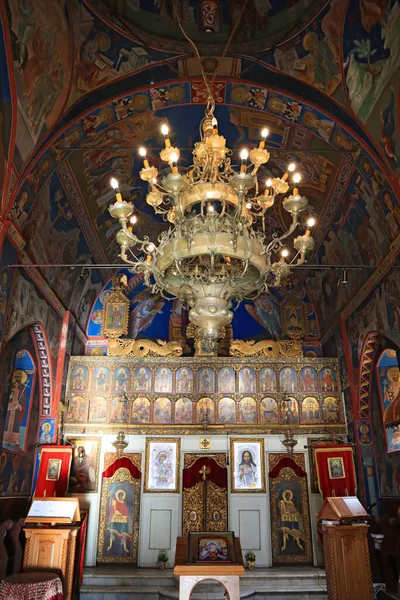 Interior Igreja Trindade Cidade Velha Budva Montenegro — Fotografia de Stock