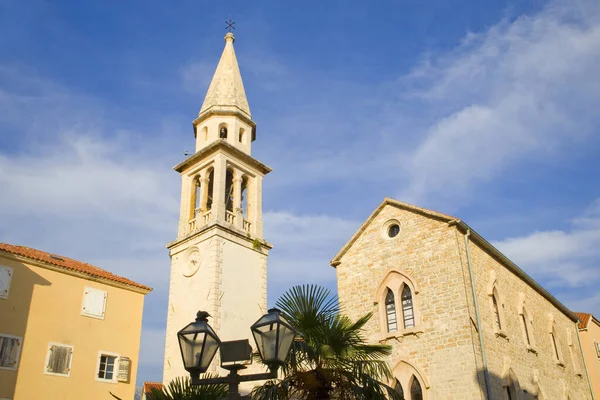 Catedral San Juan Casco Antiguo Budva Montenegro — Foto de Stock