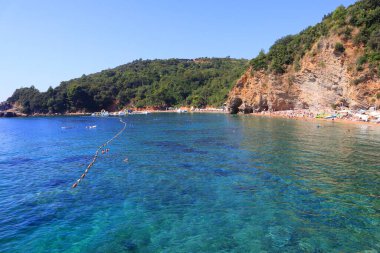 Görünüm Mogren Budva, Karadağ için Beach