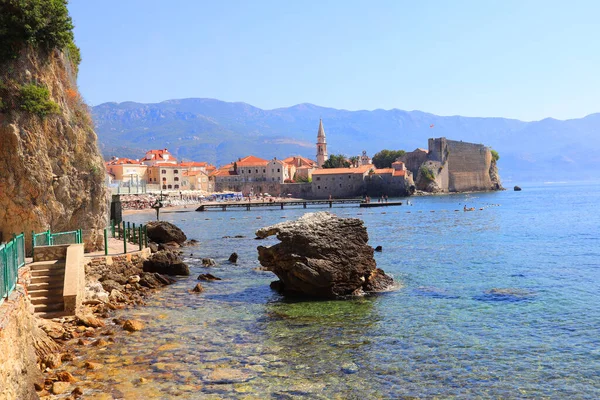 Vue Château Budva Monténégro — Photo