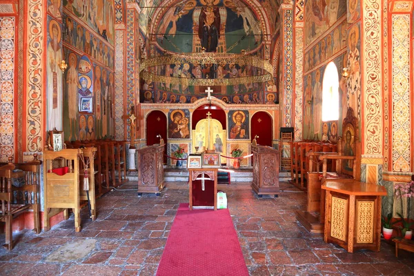 Wnętrze Klasztoru Podmaine Budva Czarnogóra — Zdjęcie stockowe