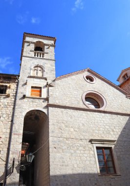 Karadağ 'ın Kotor kentindeki St. Francis Manastırı