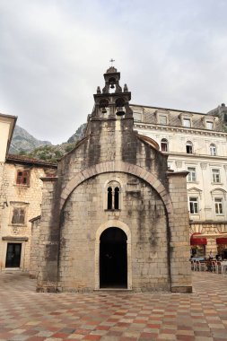 Karadağ 'ın Eski Kotor kentindeki St. Luke Kilisesi