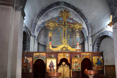 Karadağ 'ın Kotor kentindeki St. Luke Kilisesi' nin İçi
