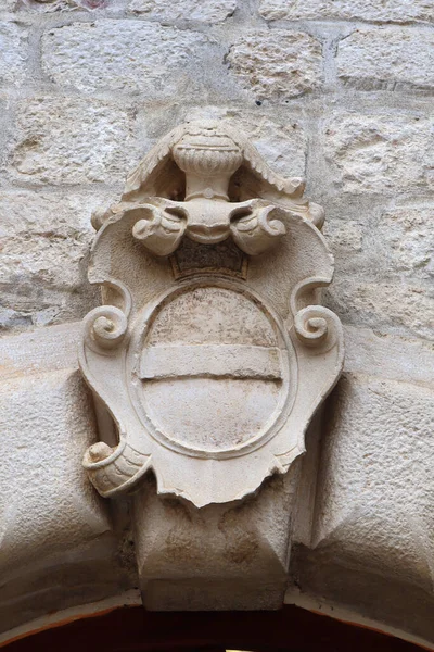 Detalles Arquitectónicos Edificios Históricos Casco Antiguo Kotor Montenegro — Foto de Stock
