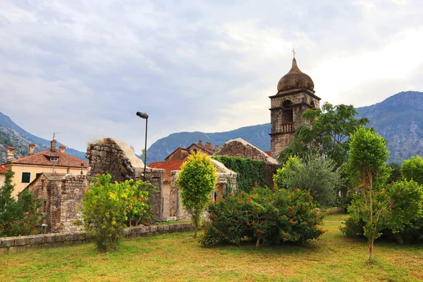 黑山科托尔古城的建筑 — 图库照片