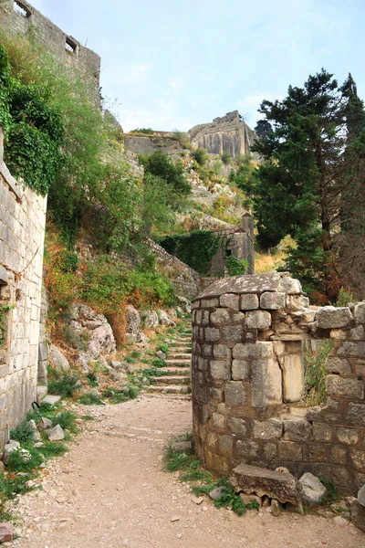 Фортеця Сент Джон Старому Місті Котор Чорногорія — стокове фото